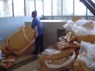 China Large 4-Panels 3000lbs circular PP UN big bag FIBC 1 Ton sling design for sale