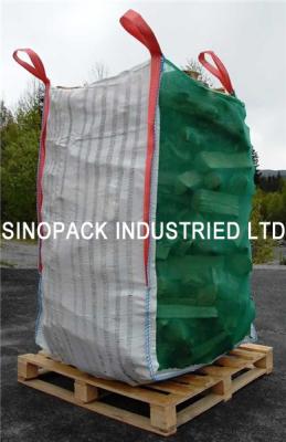 China Firewood ventilated bulk bags for sale