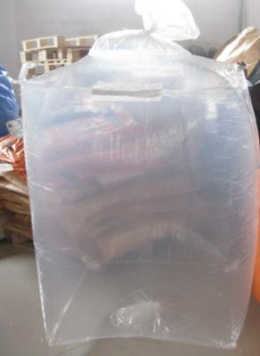 中国 耐久の形態の適当なPE満ちる口の上のタイプが付いている大きい袋はさみ金のスカートの上 販売のため