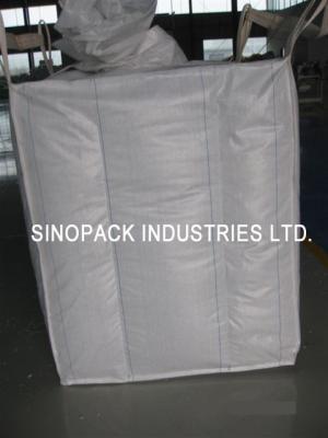 China 2200 Lbs Baffle Bag Industrial Big Bags FIBC Bulk Bag For Cement / Chemical Packaging for sale