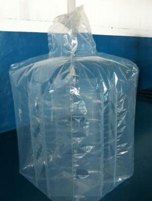 China Large 4mil 6mil Thickness PE Square Baffle Liners Attached To Big Bags for sale