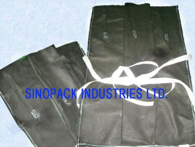 China Non-Woven PP Builder Pipeline Black Gravel Bulk Bag Suitable For Oil Pipe 4'' - 6''  - 8'' - 10