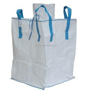 China Tubular Top Bottom Polypropylene Conductive Big Bag Custom Logo for sale