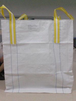 China Open Top Discharge Spout 4 Cross Corner Loops Big Bag Jumbo Bag FIBC en venta