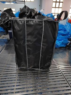 China Label PE / PP Liner Material Big Bag Sack With 4/2/1 Lifting Loops en venta