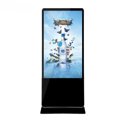 Китай 75 дюймовый полный экран свободно стоящий цифровой дисплей Full HD Tv Stand Инновационный медиа-рекламный дисплей продается