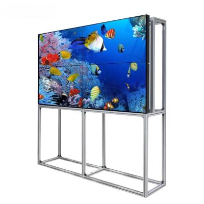 China 49inch UD 4k 3x3 Video Wall Controller Ultra Slim Bezel Lcd Tv Walls Removable Wall Mount for sale