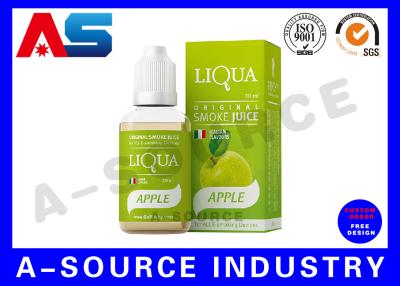 China Glossy Spot Uv E Liquid Labels For 30ml / 60ml Juice Dropper Bottles for sale