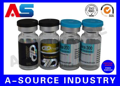 China 10ml olográfico Vial Labels Injectable Peptide Prescription Vial Label Printing 4C a todo color en venta