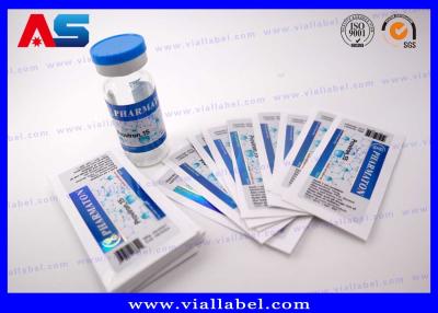 China Custom Pharmaceutical Print Hologram 10ml Vial Labels Adhesive Prescription Medicine Labels for sale