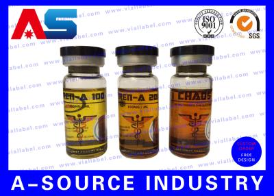China 15ml Peptide Bottle Labels , Hologram Printed Personalized Bottle Labels for sale