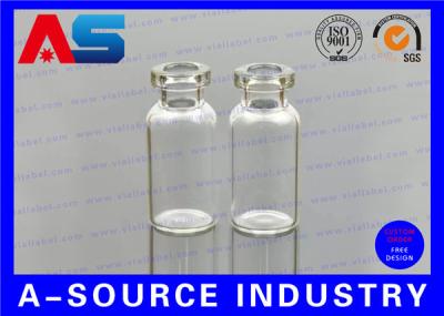 China Sterile 2ml Glass Vials , Manual / Semi Automatic Crimper Small Glass Vials for sale