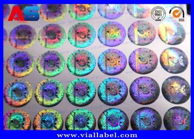China Custom 3d Holographic Tamper Evident Security Label 20mm Anti Counterfeiting for sale