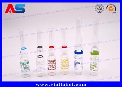 China Alta solución transparente ácida hialurónica de la botella de cristal de la ampolla de la ampolla de vidrio de la permeabilidad en venta