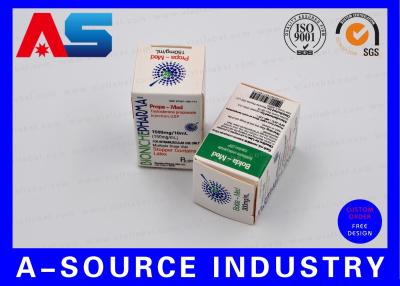 China Medical Science Carton Box 10ml Vial Boxes CMYK Regular Printing Glossy Box for sale