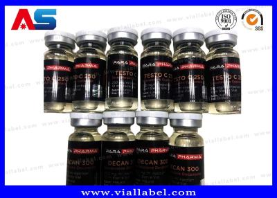 China PARA PHARMA Small Bottle Labels Printing , 10ml Labels For Glass Vials Custom Design for sale