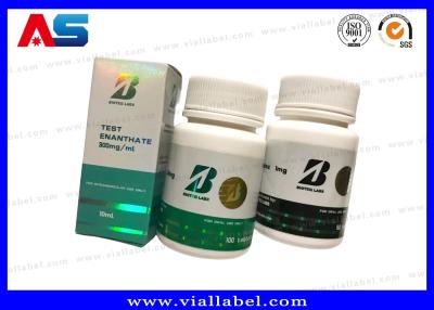 China CJC-1295 2mg 10ml Multi-dose Vial Sticker , Small Bottle Labels Laser Holographic Printing for sale