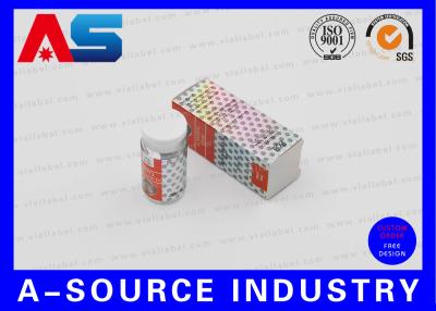 China Peptide Oil Tablet 10ml Bottle Labels Custom Design Hologram Printing stickers for glass bottle for sale