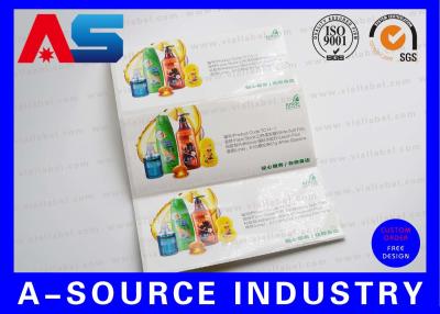 China Las etiquetas cosméticas de encargo de impresión impermeables brillantes de las etiquetas engomadas ruedan para empaquetar el pegamento fuerte en venta