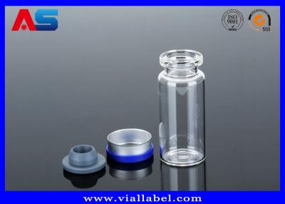 China Botella de cristal del dropper 10ml con el casquillo de aluminio plástico y los sistemas de goma del tapón 300 en venta