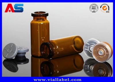 China Amber Brown Glass Pharmaceutical Industrial 10ml  Dropper Bottles Ayonet Mouth / Dropper for sale