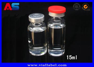 China Blue / white / Black 3ml 15ml Pharmaceutical Tubular Small Glass Containers With Lids for sale