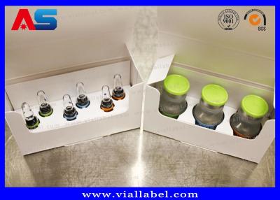 China PCT / Hcg Pharmaceutical Packaging Box Stopper Caps / Medication Pill Box for 1ml vial / ampoule for sale