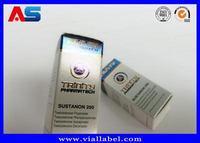 中国 ガラスびんのブルー ボックスの薬剤包装の同化ステロイドホルモンのための良質のボディービルの小箱 販売のため