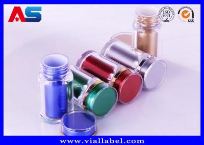 China Silver Color 60ml Plastic Capsule Bottles / High Grade Empty Medicine Bottle for sale