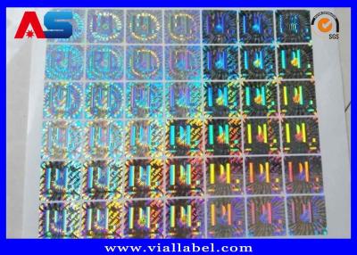 China Custom Holographic Stickers , Anti Fake 3D Hologram Stickers Printing for sale