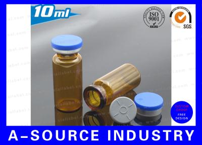China os tubos de ensaio 10ml médicos lançam fora dos tampões, branco tampões de alumínio/plásticos de 20mm à venda