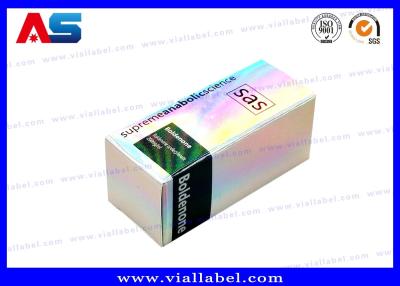 China Laser Holographic 30mL Bottle Boxes Cardboard Paper / PET / PVC Material for sale
