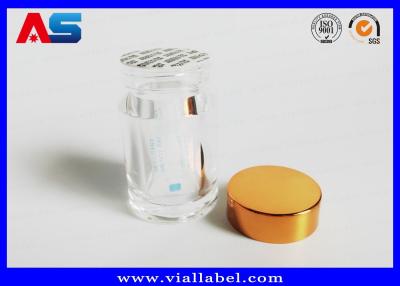China Recycle Pharmacy Prescription Clear Pill Bottles / Tablet Plastic Pots To Install 100 Tablets for sale
