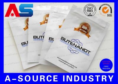 Chine Les poches zip-lock argentées de sac d'aluminium pour bio Pharma Oxandrolone marque sur tablette des capsules à vendre