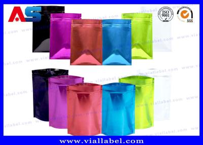 China 7*10cm Ziplock Aluminum Foil Bags For Tea Storage food grade aluminium foil for sale
