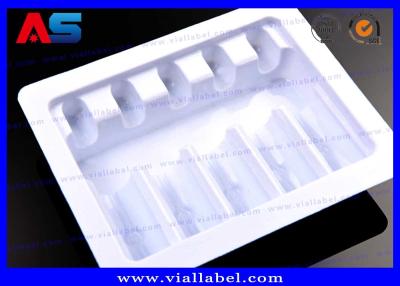 China White PET 5 2ml Ampoules Blister Tray Packaging pharma blister packaging for sale