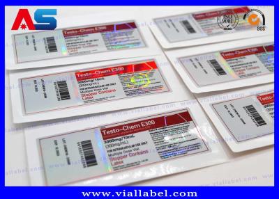 China Ganz eigenhändig geschriebe 10ml Vial Labels For Peptide Pharmacy Medikations-Flaschen Antifälschungs-Lasers zu verkaufen