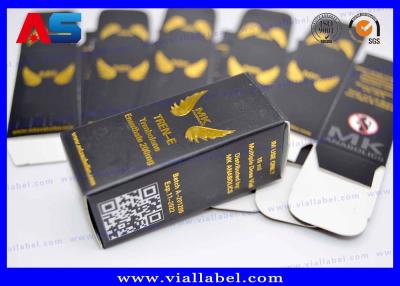 China Hoja de oro que imprime el SGS de la caja del empaquetado farmacéutico para el frasco 15ml en venta