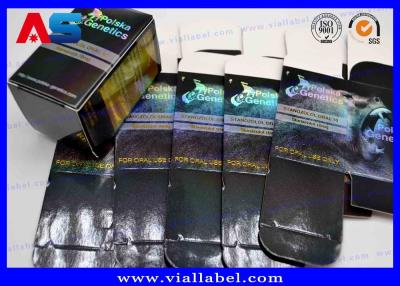 중국 메테놀론에난테이트 물약병 패키징을 위한 홀로그램 프린팅 10 밀리람베르트 물약병 박스 판매용
