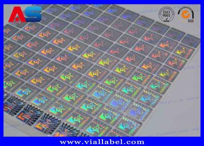 China Etiquetas holográficas evidentes do número de série 3D do QR Code da calcadeira à venda