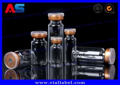 China Laboratory Reagent Bottle Glass 3ml With Stopper And Plastic Cap 100pcs / Lot for sale