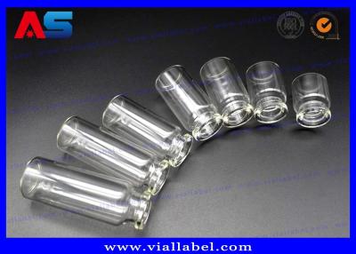 China A injeção farmacêutica lubrifica os tubos de ensaio de vidro do laboratório transparente com tampão 10mL 300pcs/lote à venda
