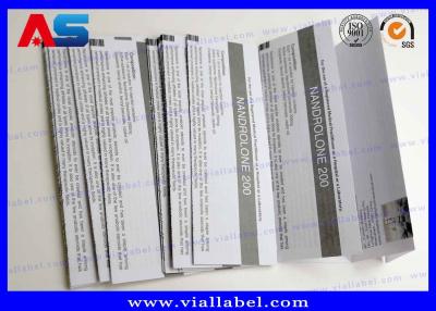 Китай Изготовленная на заказ коробка вводит бумажное печатание листовки летчика для описания Тренболоне Энантате 200мг продается