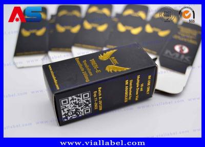 China Caixas farmacêuticas da garrafa 10ml do MK com logotipo gravado da folha de ouro à venda
