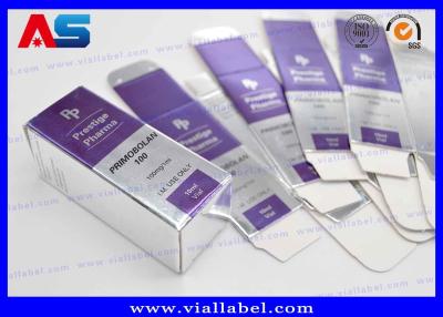 China Anabolic Science 10ml Vial Boxes  /  Peptide Medicine Packing Box For Glass Vials for sale