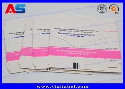 Cina Verniciatura dell'inserzione decorativa della carta del divisore della scatola della pillola per le fiale 5ml amp/2ml in vendita