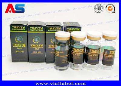 China CMYK Printing 10ml Custom Vial Labels For Glass Medicine Bottles for sale