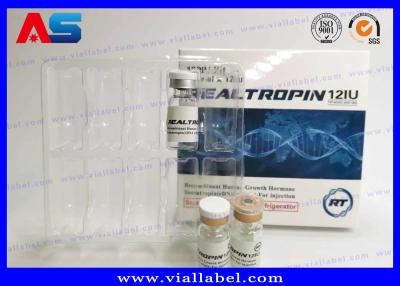 China Tubos de ensaio de vidro minúsculos estéreis 2 de SFDA - 30ml com etiqueta e a caixa de papel farmacêuticas à venda
