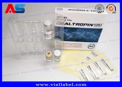 Chine Boîte en carton pliable vaccinique de la fiole 375g pour la bouteille 2ml et les plateaux à vendre