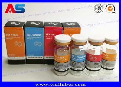 China La botella farmacéutica de Cypionate de la testosterona etiqueta 25x60m m ISO certificados en venta